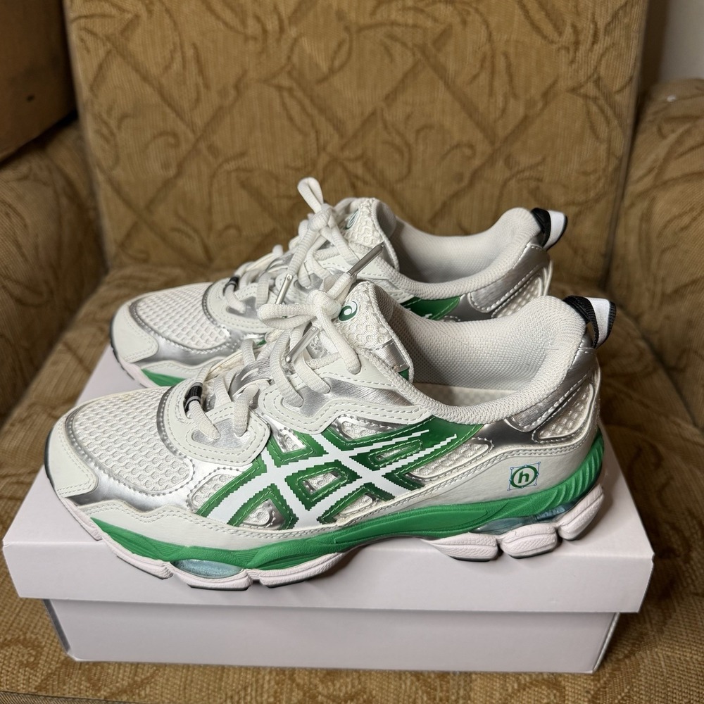 Hidden NY x ASICS Gel NYC White Green Men's Size 6 Women's 7.5 Clean! W/Box!